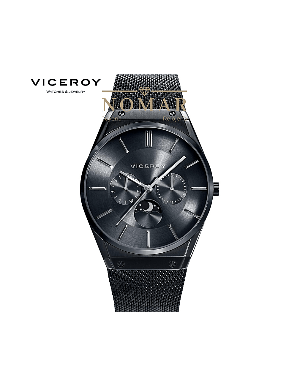 Reloj Viceroy hombre acero malla milanesa 3 agujas. - PRECIOS BARATOS.  Comprar en Tienda Online de Venta por Internet. Joyería Online