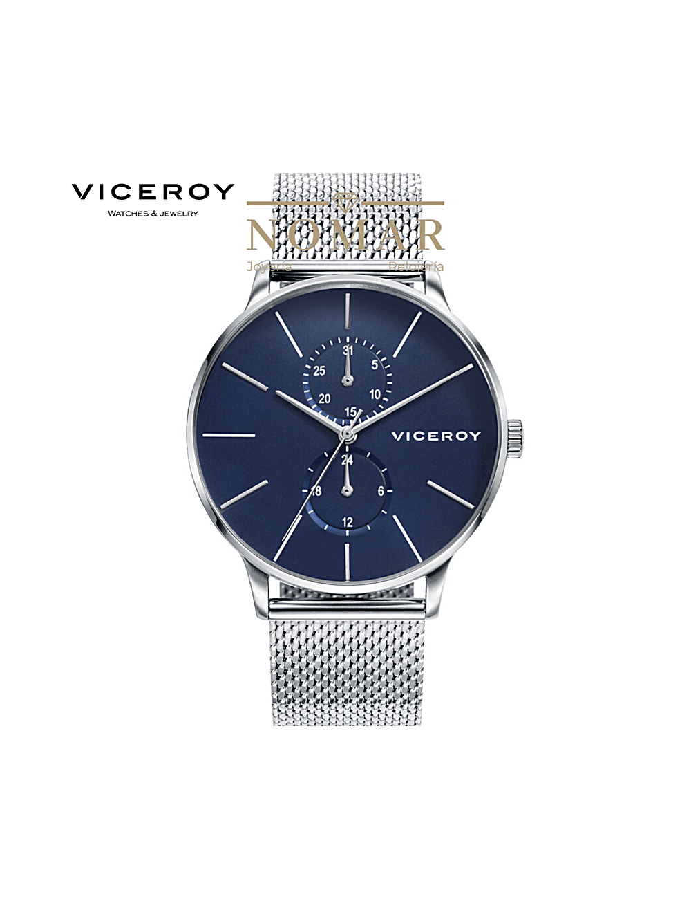 Reloj Viceroy de hombre Beat multifunción acero con correa