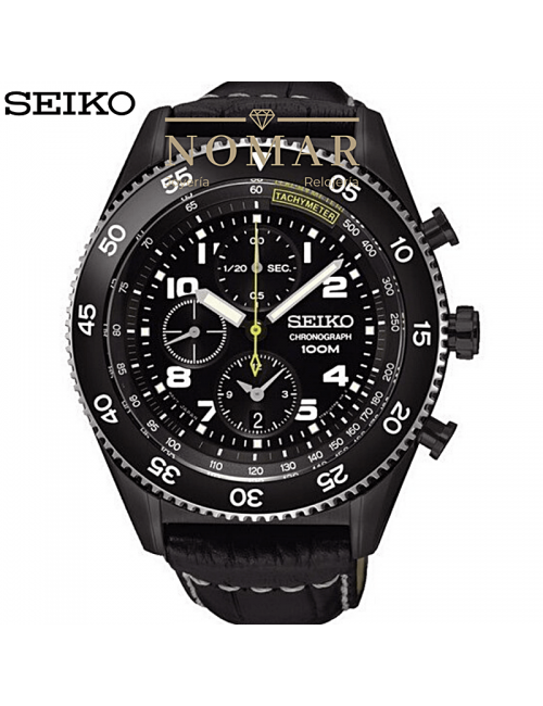 Comprar Reloj Seiko Chronograph negro 100m
