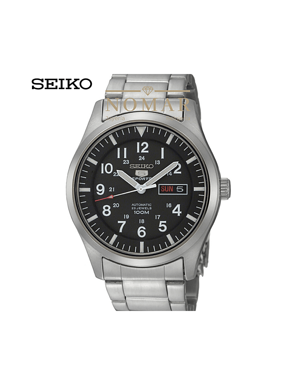 Reloj Seiko de hombre Seiko 5 automático acero y doble calendario