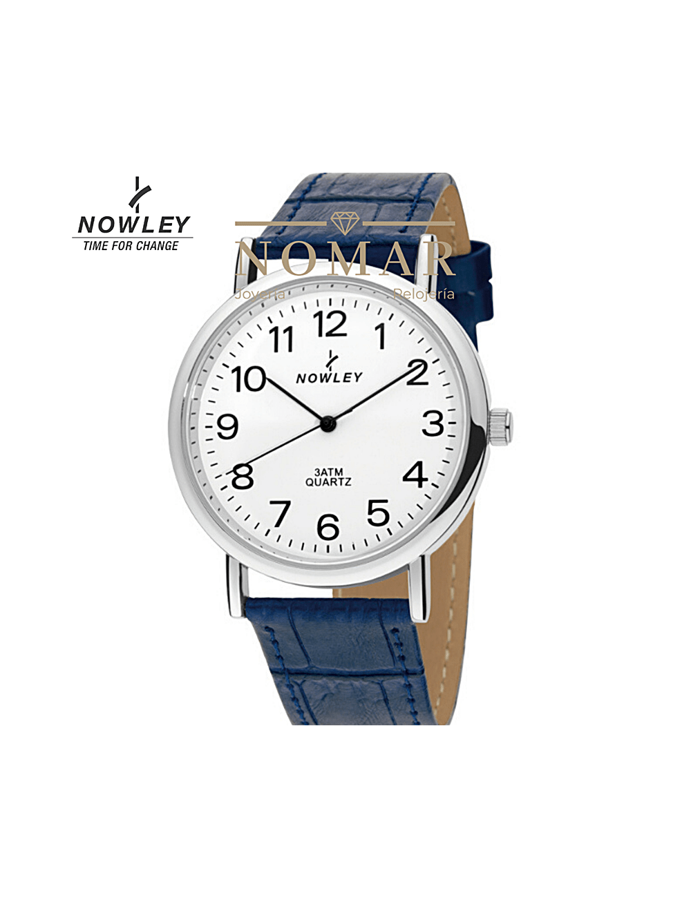Reloj Nowley de hombre Vintage con azul