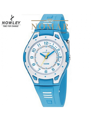 Reloj Nowley Racing con correa de caucho para niña 8-6302-0-5