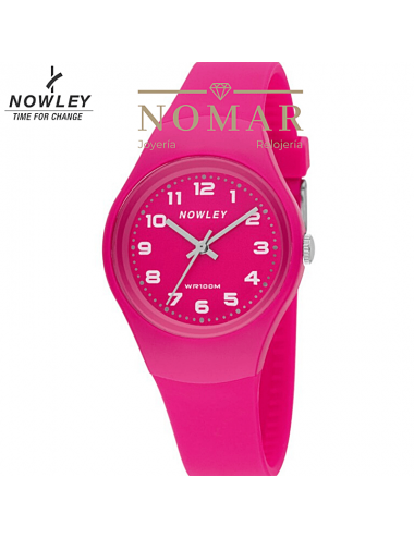 Reloj Nowley Racing con correa de caucho para niña 8-6302-0-5