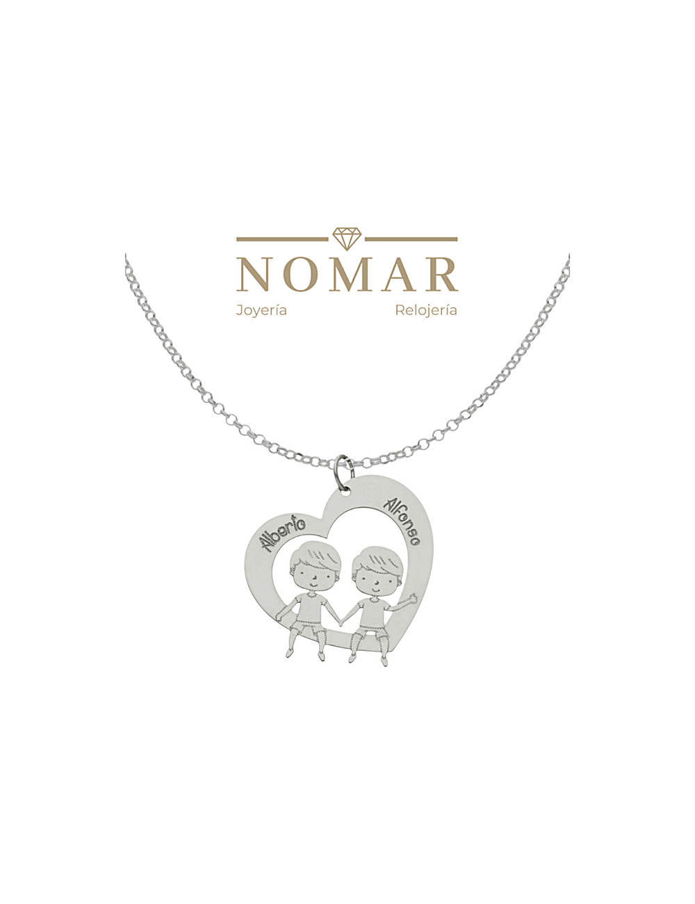 Collar Personalizado Nombre Plata