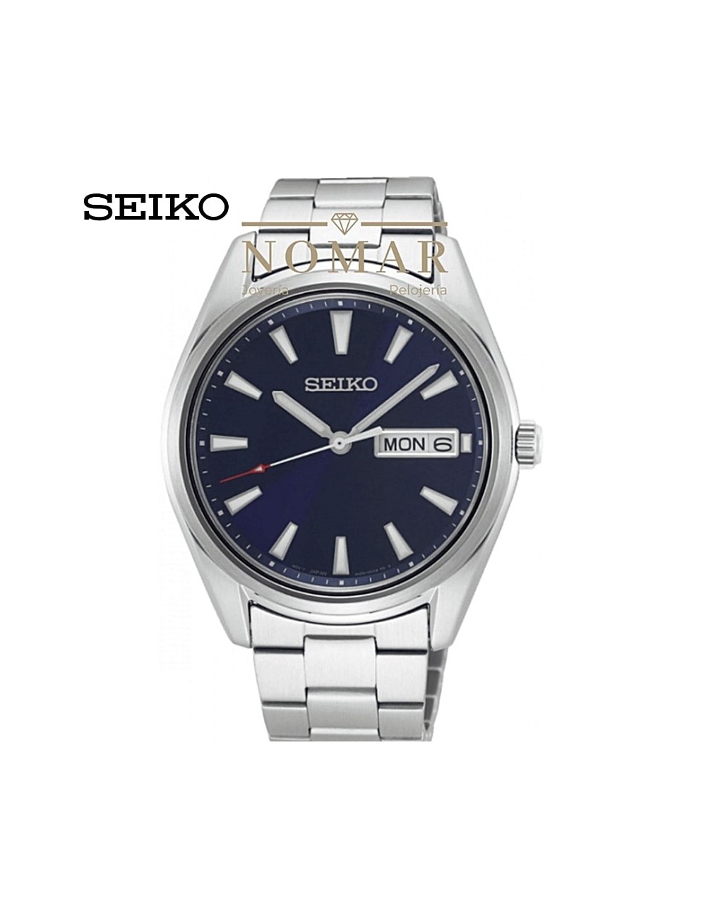 Reloj Seiko de hombre Neo Classic analógico acero doble calendario