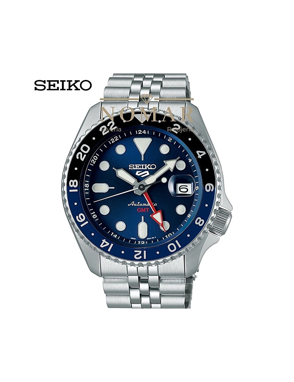 Reloj Seiko Hombre Seiko 5 Sports Style Gmt Analógico automático acero